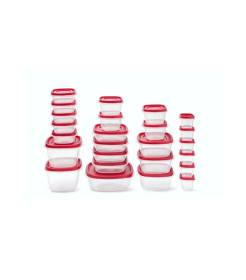 Rubbermaid 50-Piece EasyFind Lids Vented Food Storage Set