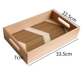 Wooden Serving Tray (Option: C)
